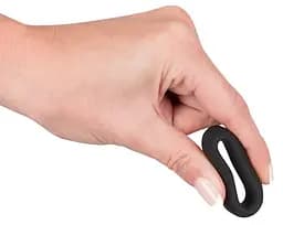 Ерекційне кільце Black Velvets Cock Ring 2.6 см чорний - мініатюра 9