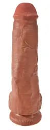 Фалоімітатор King Cock Cock with Balls 29.5 см тілесний - мініатюра 3