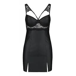 Бебі-дол з еко-шкіри та мережива Loona Chemise black - Passion L/XL - мініатюра 5