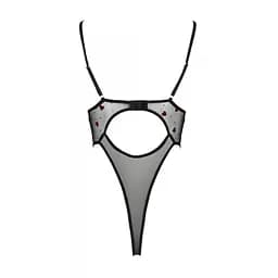 Еротичний боді з малюнком Passion LOVELIA Body black L/XL - мініатюра 6