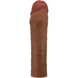 Насадка на пенис Pretty Love Chane 18 см (коричневый)