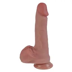 Фалоімітатор Erospace Natural Play D1 21 см тілесний - мініатюра 3