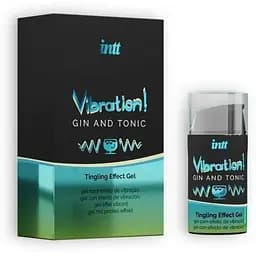 Рідкий вібратор Intt Vibration Gin Tonic 15 мл з ароматом джину та тоніка діє до 30 хвилин - мініатюра 3