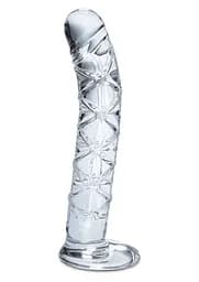 Фалоімітатор скляний Icicles No 60 15 см прозорий - мініатюра 3