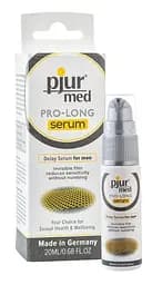 Пролонгувальний гель pjur Med Prolong Serum 20 мл, створює невидиму плівку, що знижує чутливість