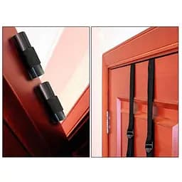 Секс-гойдалка на двері Tentation Door Straps for Bad чорна з м'якими петлями - мініатюра 4