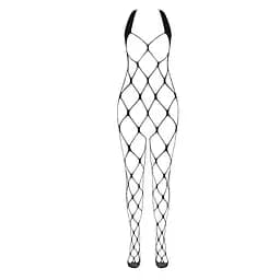 Бодістокінг в дуже велику сітку Passion BS091 black з доступом One size - мініатюра 3
