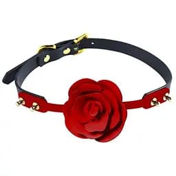 Роскошный кляп в виде розы Zalo - Rose Ball Gag, двойное использование