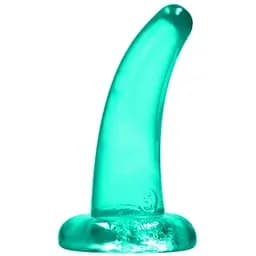 Фаллоимитатор Realrock Crystal Clear Dildo 5" 11.5 см zielony