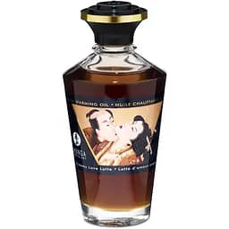 Масажна олія Shunga Aphrodisiac Warming Oil кава, 100 мл - мініатюра 3
