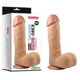 Реалістичний фалоімітатор з мошонкою King-Sized 23 см - мініатюра 1