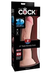 Фалоімітатор King Cock Plus 7 Triple Density Cock 21 см тілесний - мініатюра 7