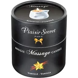 Массажная свеча Plaisirs Secrets Vanilla, 80 мл