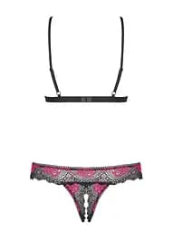 Еротичний комплект Obsessive Tulia L/XL чорний - мініатюра 7
