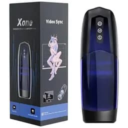 Интерактивный смарт мастурбатор Magic Motion Xone, имитация фрикций, 10 режимов, турбо-кнопка