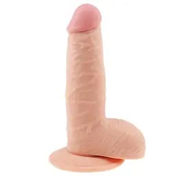 Фалоімітатор The Ultra Soft Dude Flesh 18 см тілесний - мініатюра 4