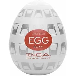 Мастурбатор яйцо Tenga Egg New Standart Boxy белый