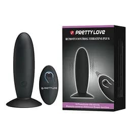 Анальна пробка PRETTY LOVE REMOTE CONTROL VIBRATING PLUG 12 function PRETTY LOVE BI-040045W 100323