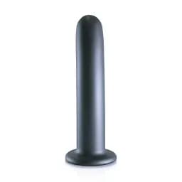 Фалоімітатор Ouch! Smooth G-Spot Dildo 7'' 17.7 см (сірий) - мініатюра 2