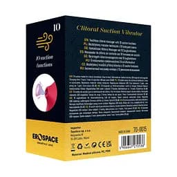 Вакуумний стимулятор Erospace Sweet Play Clitoral Suction Vibrator A15 - мініатюра 3