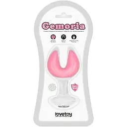 Анальная пробка Gemoria Moonlight Glow 11.2 см (розовый)