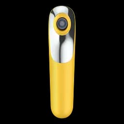 Вакуумний стимулятор клітора з вібрацією Satisfyer Dual Love (жовтий)