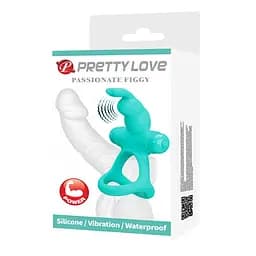 Віброкільце Pretty Love Passionate Figgy 9.8 см бірюзовий - мініатюра 11
