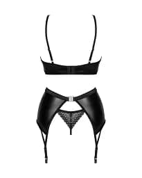 Сексуальний комплект Obsessive Norides M/L чорний - мініатюра 8