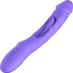 Вибратор Good Vibes Only Flax Vibrating Dildo with G-Spot Stimulator (SX3064) [152361]