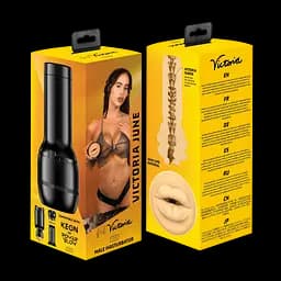 Реалістичний мастурбатор Kiiroo Feel Victoria June тілесний - мініатюра 3