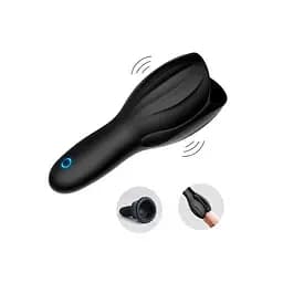 Автоматический мастурбатор Glans для стимуляции головки члена Черный K000233