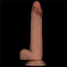 Фалоімітатор - Sliding Skin Pro Dual Layer Silicone Dong 8.5" Flesh #2 - мініатюра 8
