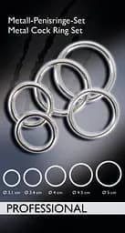 Набір ерекційних кілець BK Metall-Ringe 5er - мініатюра 6