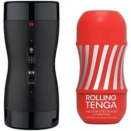 Автоматичний мастурбатор Tenga VACUUM GYRO ROLLER - мініатюра 2