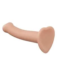 Насадка для страпону Strap-On-Me Dual Density Dildo Flesh L Strap-on-me SO2355 91231 - мініатюра 2