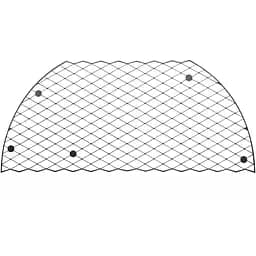 Маска на обличчя Bijoux Indiscrets - Louise Mask, вінілова, клейове кріплення, без зав'язок