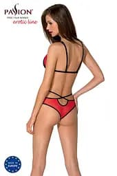 Комплект білизни Passion Peonia Set L/XL red бра трусики - мініатюра 2
