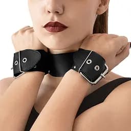 Нашийник з натуральною шкірою Art of Sex - Bondage Collar with Handcuffs Art of Sex SO6618 95289 - мініатюра 5