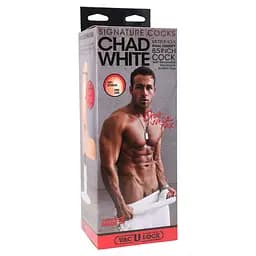 Фалоімітатор Doc Johnson Signature Cocks Chad White 8,5 inch UltraSkin - мініатюра 5