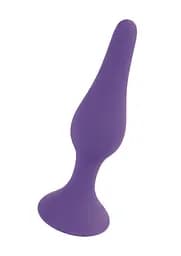 Анальна пробка - Silicone Purple Plug L - мініатюра 8