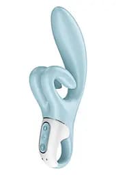 Вібратор-кролик Satisfyer Touch Me 20 см блакитний - мініатюра 3