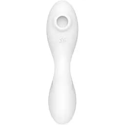 Вакуумний смарт-стимулятор із вібрацією Satisfyer Curvy Trinity 5+ Білий - мініатюра 3
