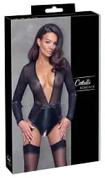 Сексуальне боді Cottelli Collection Bondage L чорний - мініатюра 7