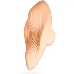 Вибратор в трусики Crushious Atlantis 8.5 см (персиковый)