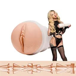Реалістичний мастурбатор Fleshlight Kenzie Reeves Cream Puff тілесний - мініатюра 3