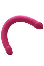 Фалоімітатор двосторонній Dorcel Real Double Do Magenta, діаметр 4 см, довжина 42 см - мініатюра 3