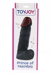 Фалоімітатор Toy Joy Prince of Namibia 20 см чорний - мініатюра 3