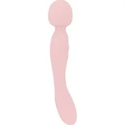 Вибратор Good Vibes Only Simi Double-Sided Wand Vibrator Soft Silicone Pink (SX3076) [152368]
