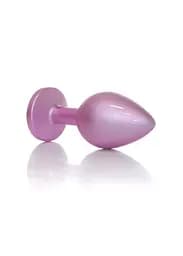 Анальна пробка - Jewellery Pearl Pink Plug Clear M - мініатюра 3