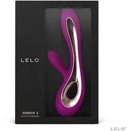 Вібратор-кролик Lelo Soraya 2 Deep Rose 12 режимів до 4 годин роботи подвійна стимуляція - мініатюра 4